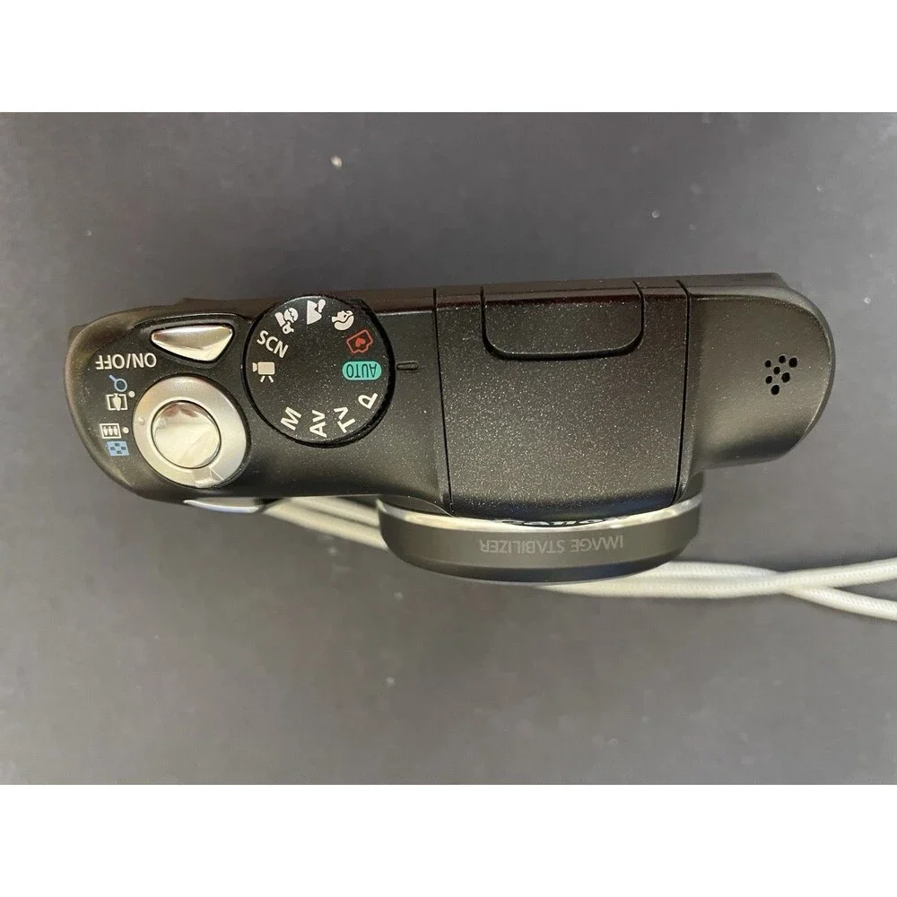 Canon PowerShot SX130 IS 12.1 MP Digital Camera 12x Optical Zoom w/ Case *Tested